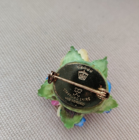 🇨🇦 Antique Staffordshire Crown jewelry set - Picture 14 of 16